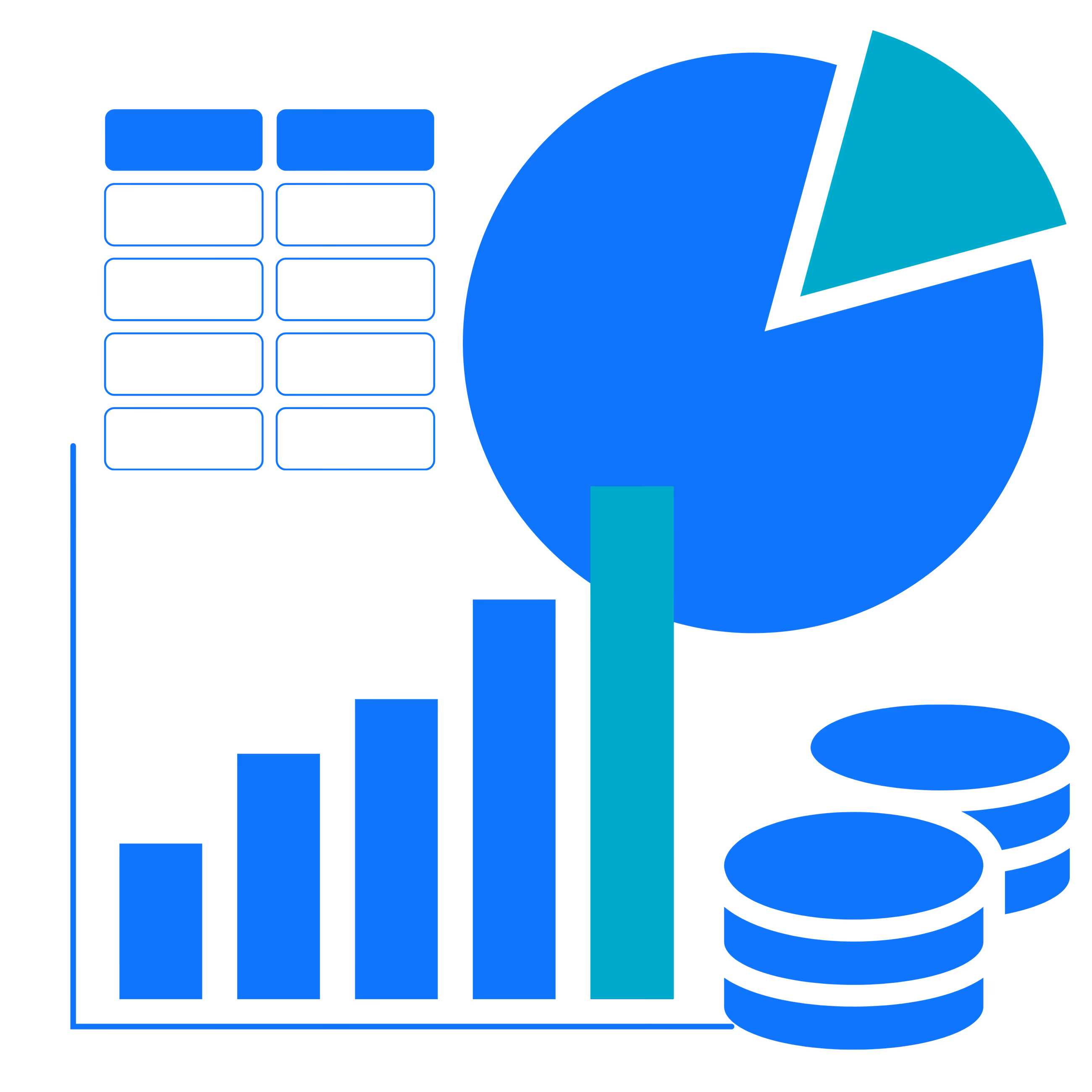Charts and data tables illustrating journal and reporting analytics
