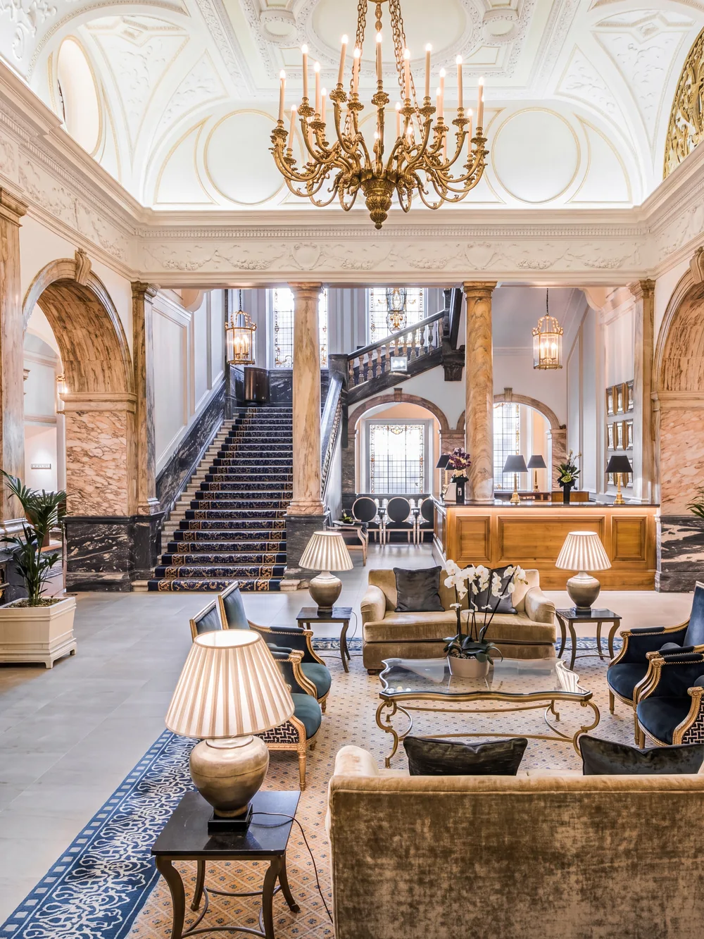 A lounge at The Landmark London
