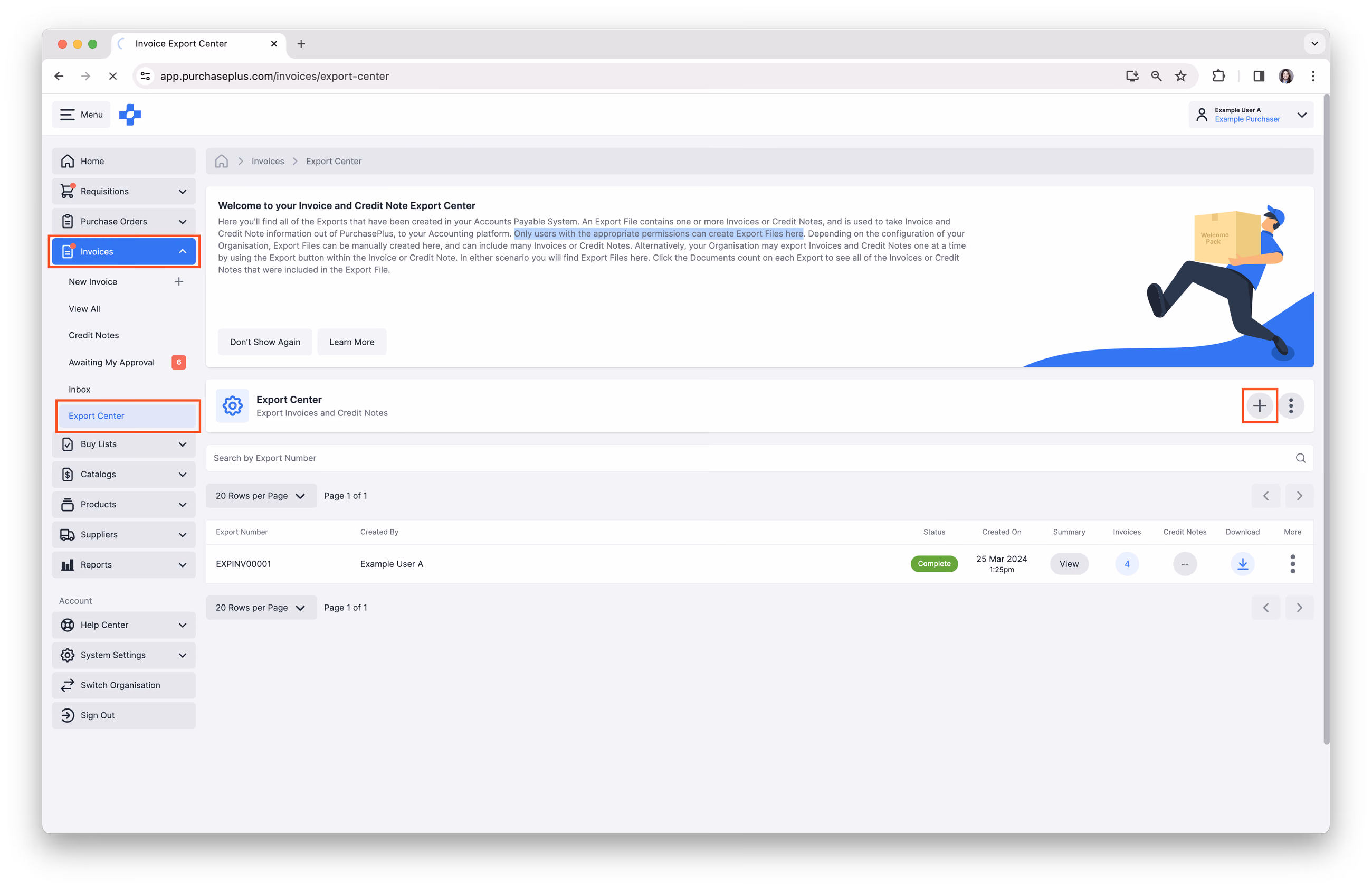 Create a new Batch Export File