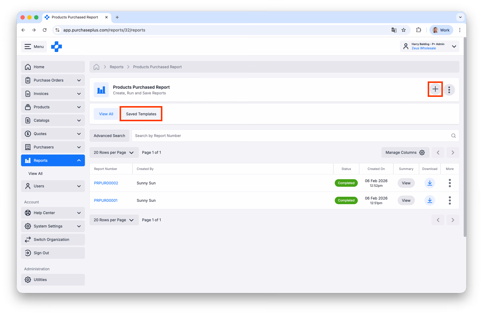 Create a New Report
