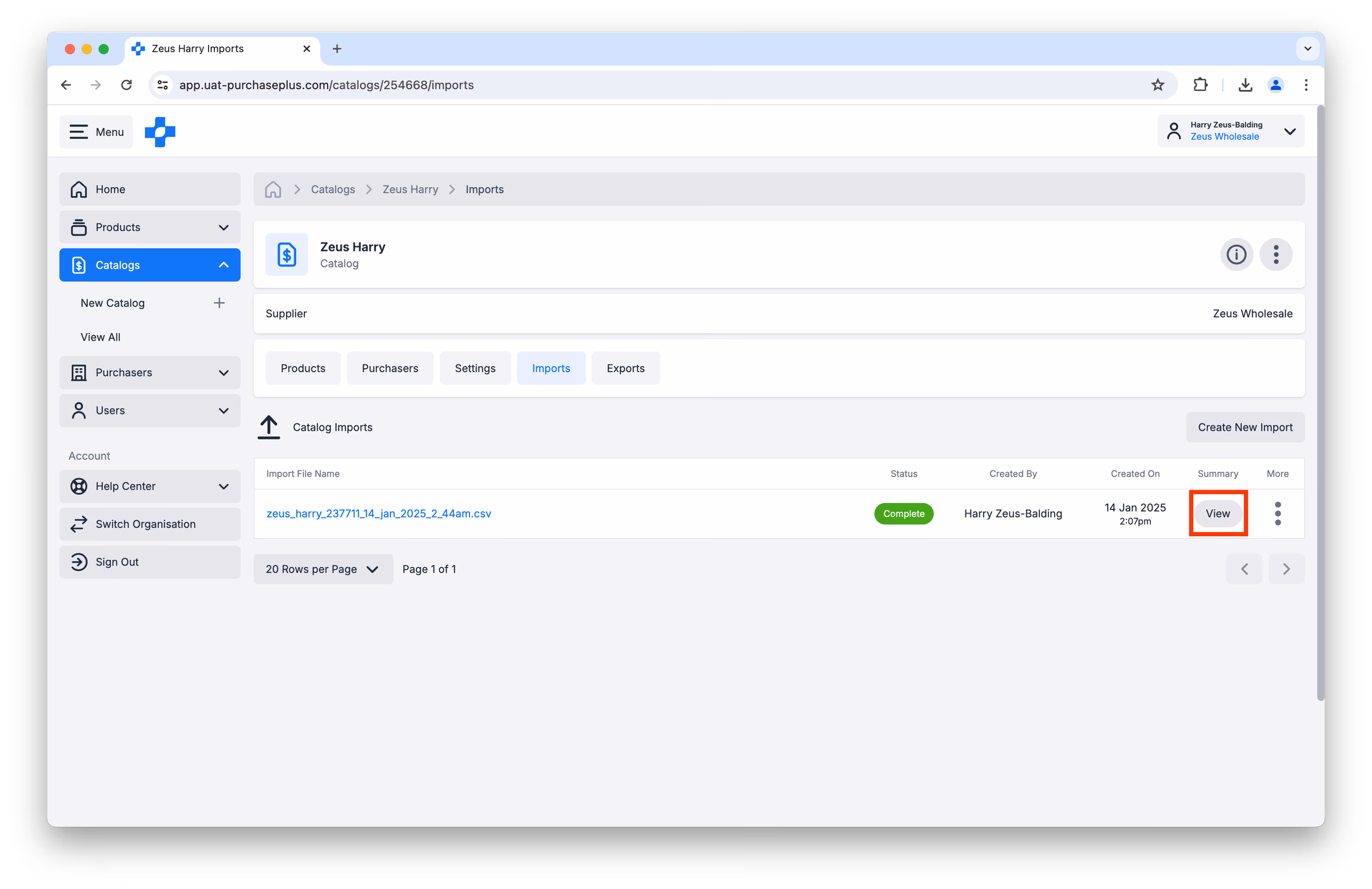 View More details Import File